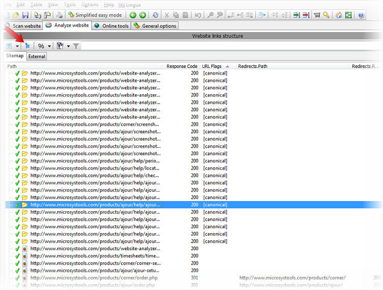 canonical and similar information