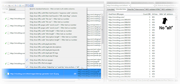images with missing alternative text