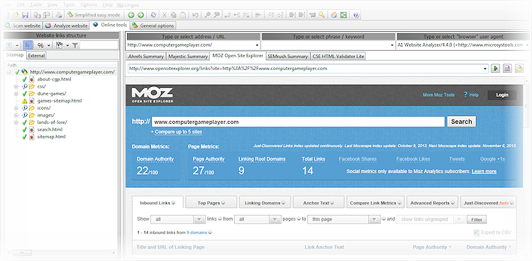 various online tools available